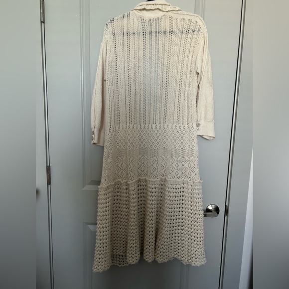 Free People Sunlight Mixed Stitch Duster in Sandcastle - Picture 13 of 13